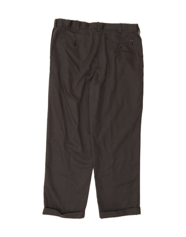 IZOD Mens Pegged Casual Trousers W38 L30 Grey Cotton Vintage Izod and Second-Hand Izod from Messina Hembry 