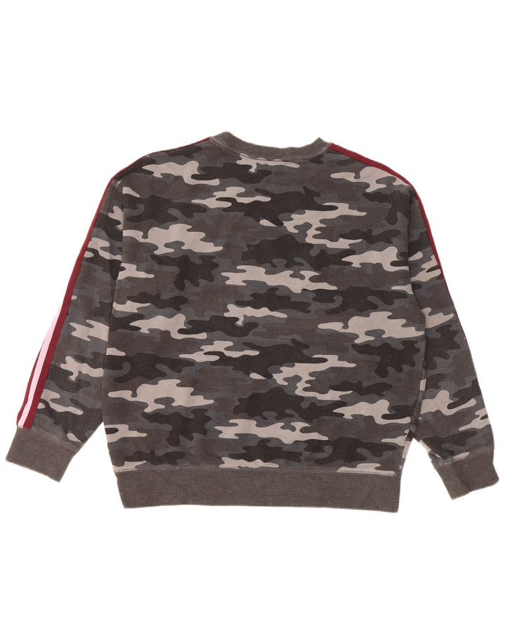 EDDIE BAUER Pulover pentru damă, UK 14 Camuflaj gri mediu