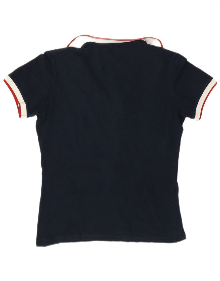 Tricou polo FRED PERRY pentru femei UK 12 Medium Bleumarin