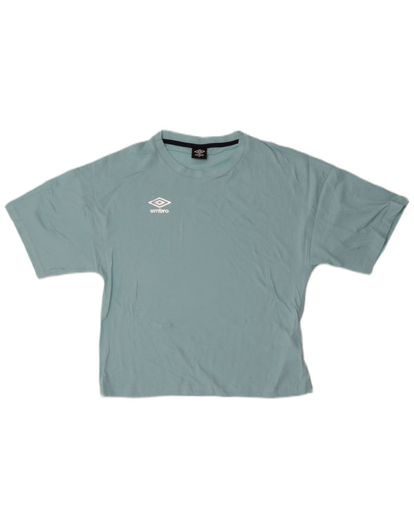 Umbro Tricou Femei Top UK 14 Medium Blue Bumbac
