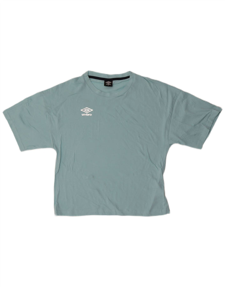 Umbro Tricou Femei Top UK 14 Medium Blue Bumbac