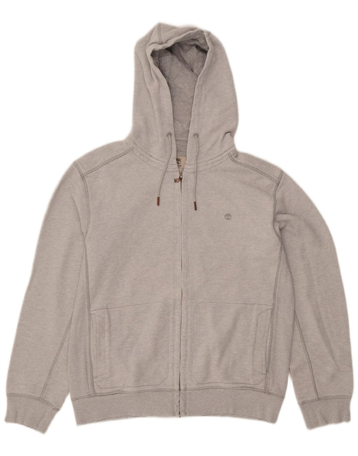 Pulover Timberland pentru bărbați, cu formă regulată, cu fermoar, bumbac mare, gri