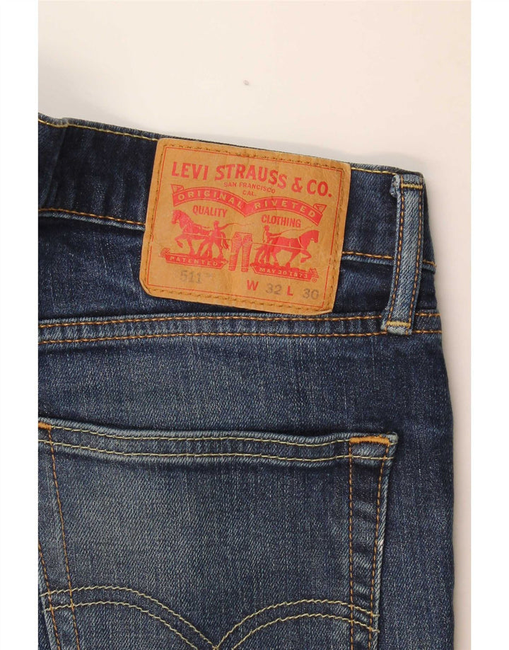 Blugi Levi's 511 Slim pentru femei W32 L30 bumbac bleumarin
