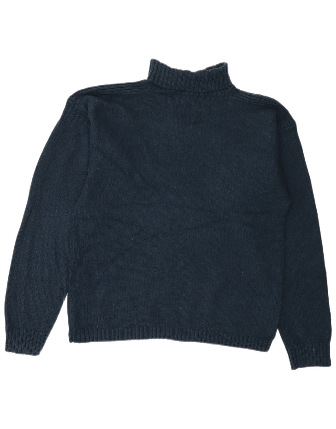 LEVI'S Pulover cu gât rulat pentru femei UK 18 XL bleumarin din lână de miel