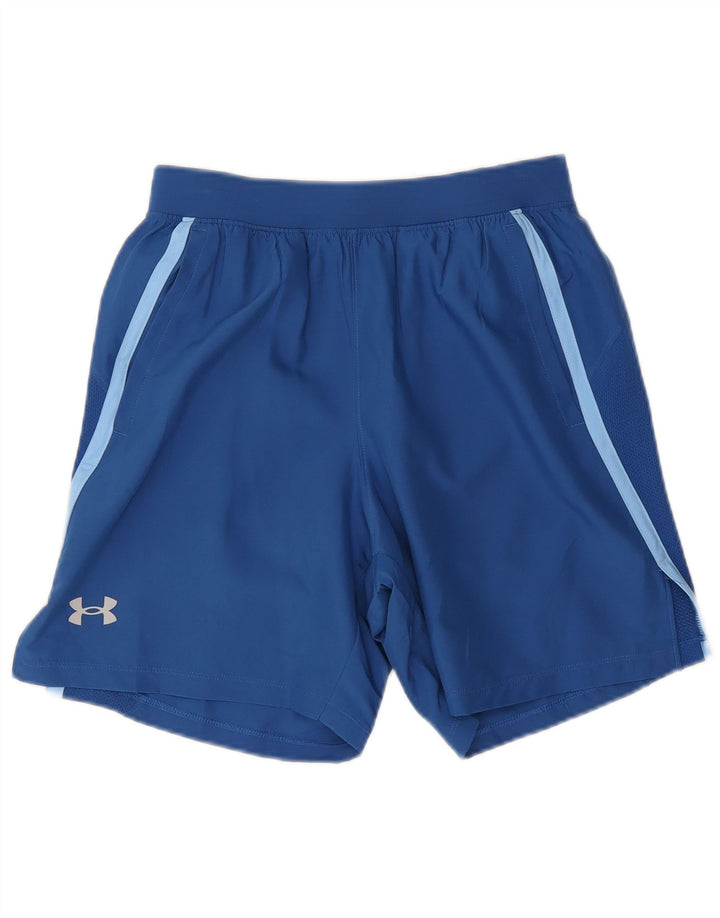 Pantaloni scurți sport Under Armour pentru bărbați, poliester, albastru