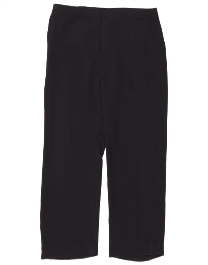 Pantaloni chino Hobbs pentru femei UK 14 Large W34 L30 Bleumarin Poliester