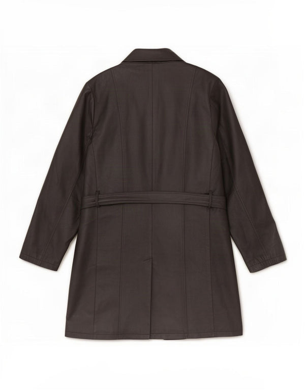 Jachetă din piele dublu pentru bărbați JCC UK 44 2XL Negru