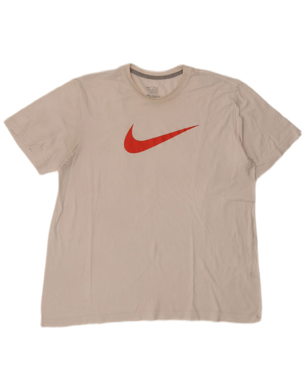 Tricou grafic Nike pentru bărbați, cu croiala standard, Top 2XL alb