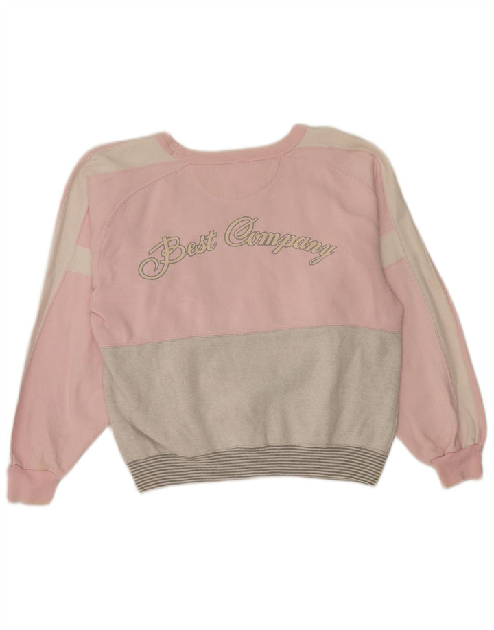 Pulover pentru damă Best Company Crop Pulover UK 14 Roz mediu