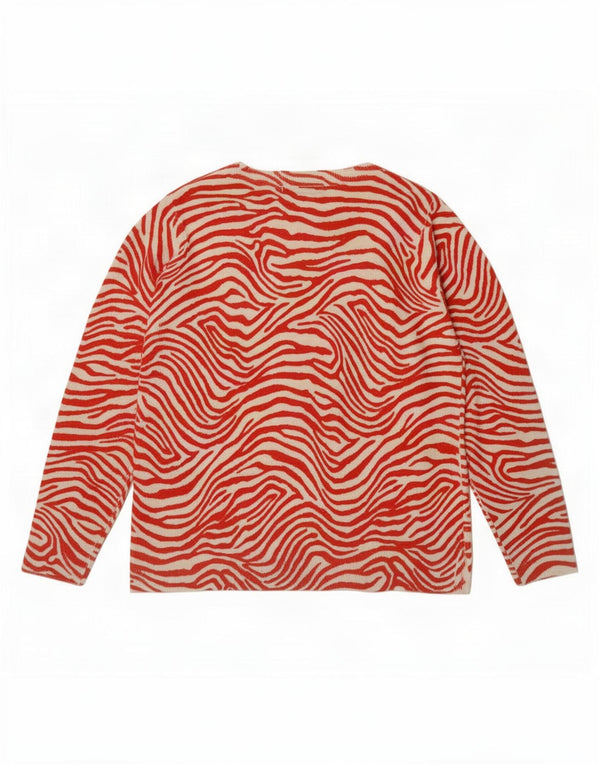 Pulover pentru femei Marks & Spencer cu gâtul cu barca UK 14 Medium Red