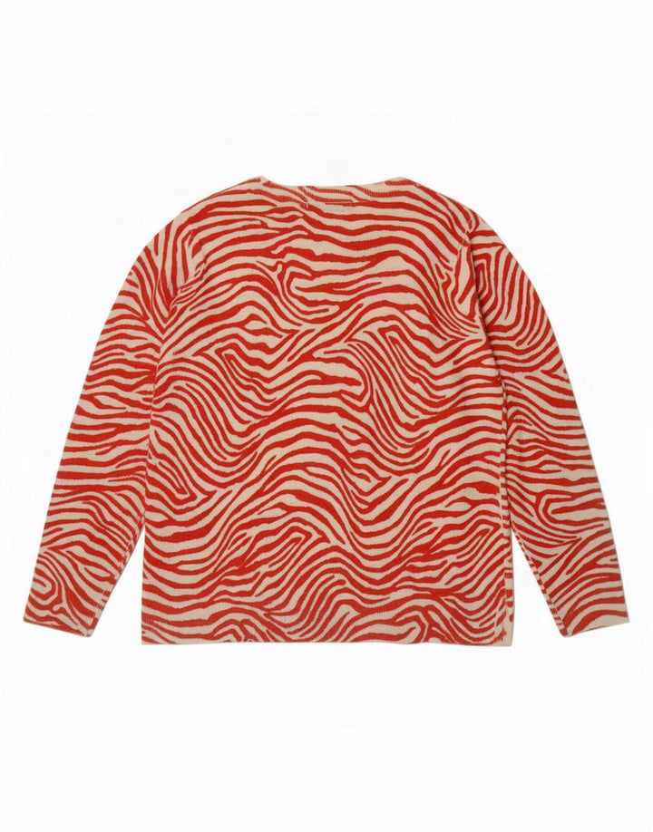 Pulover pentru femei Marks & Spencer cu gâtul cu barca UK 14 Medium Red