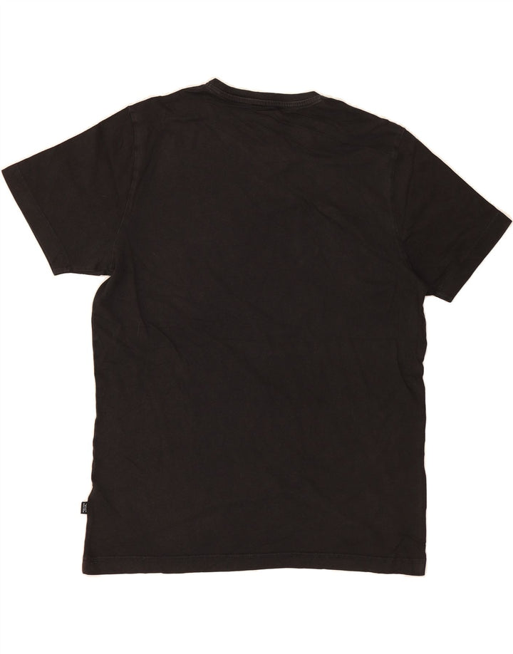 PUMA Mens Graphic T-Shirt Top Medium Black Vintage Puma and Second-Hand Puma from Messina Hembry 