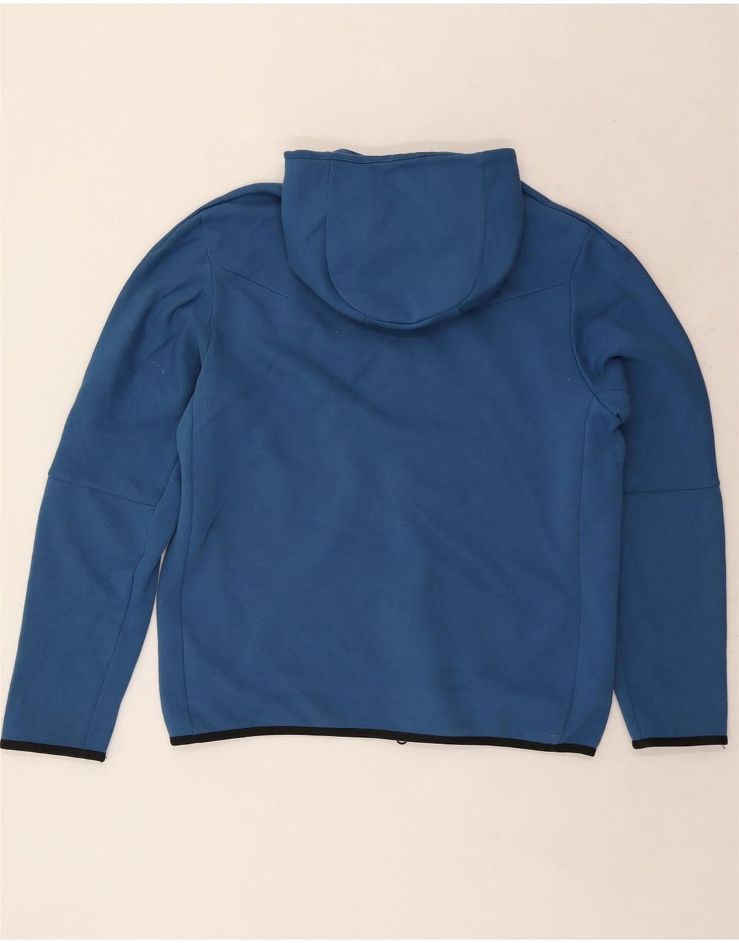 Pulover Nike pentru bărbați, cu fermoar, bumbac cu dungi mari, albastre