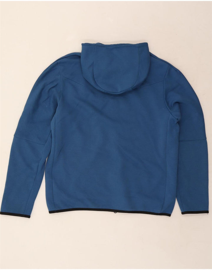 Pulover Nike pentru bărbați, cu fermoar, bumbac cu dungi mari, albastre