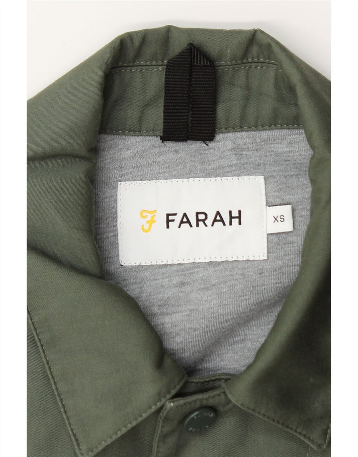 Bomber pentru bărbați FARAH UK 34 XS Poliester verde