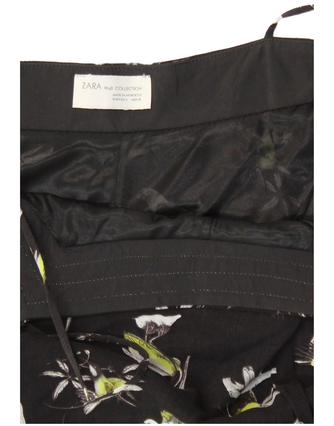 Rochie slip pentru femei cu model abstract Zara UK 8 mic multicolor