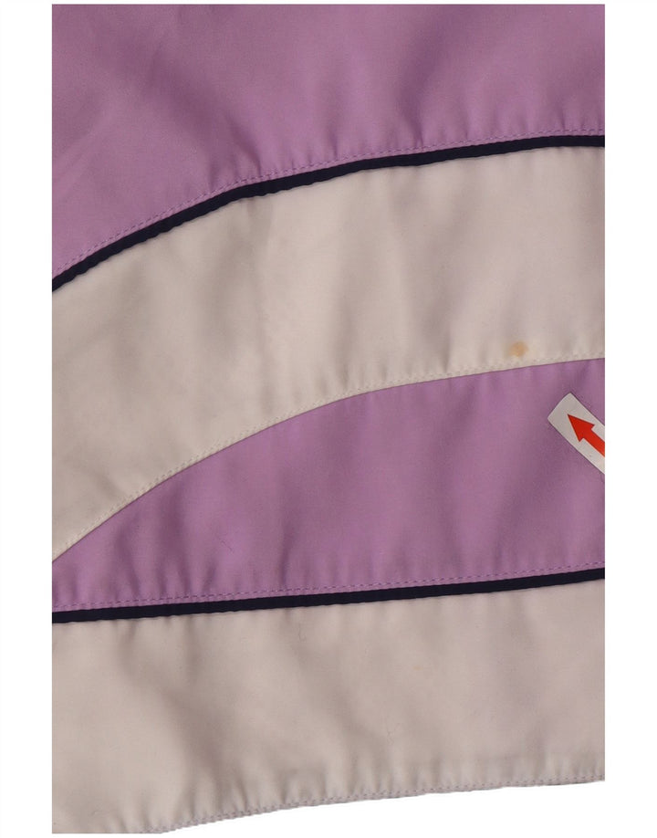Jachetă de trening supradimensionată ALEX pentru femei UK 12 Medium Purple Colorblock