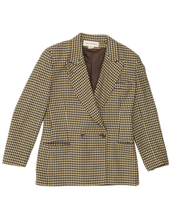 Blazer pentru femei Jones New York US 4 Small Beige Houndstooth