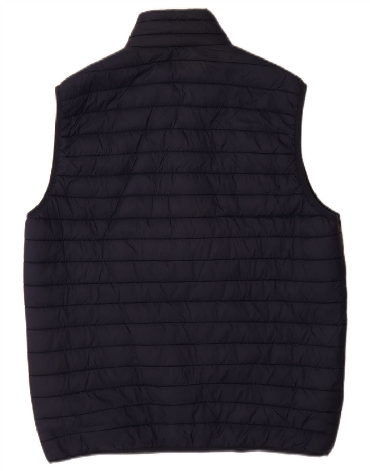 Gilet căptușit pentru bărbați Zara UK 38 Medium Navy Blue Marine