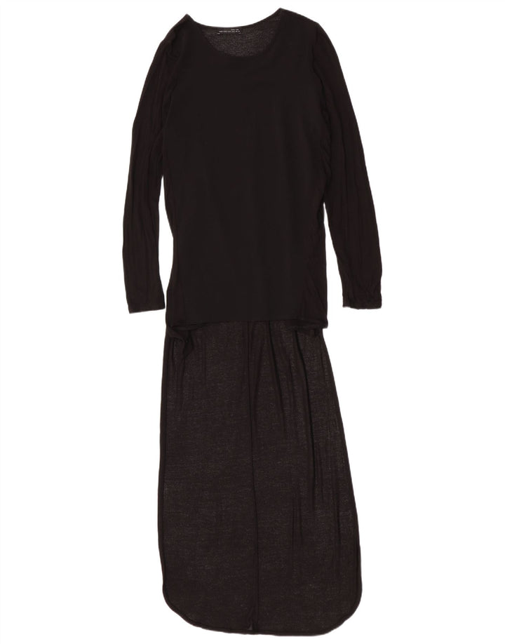 Rochie Pulover pentru Damă Zara UK 8 Mic Negru