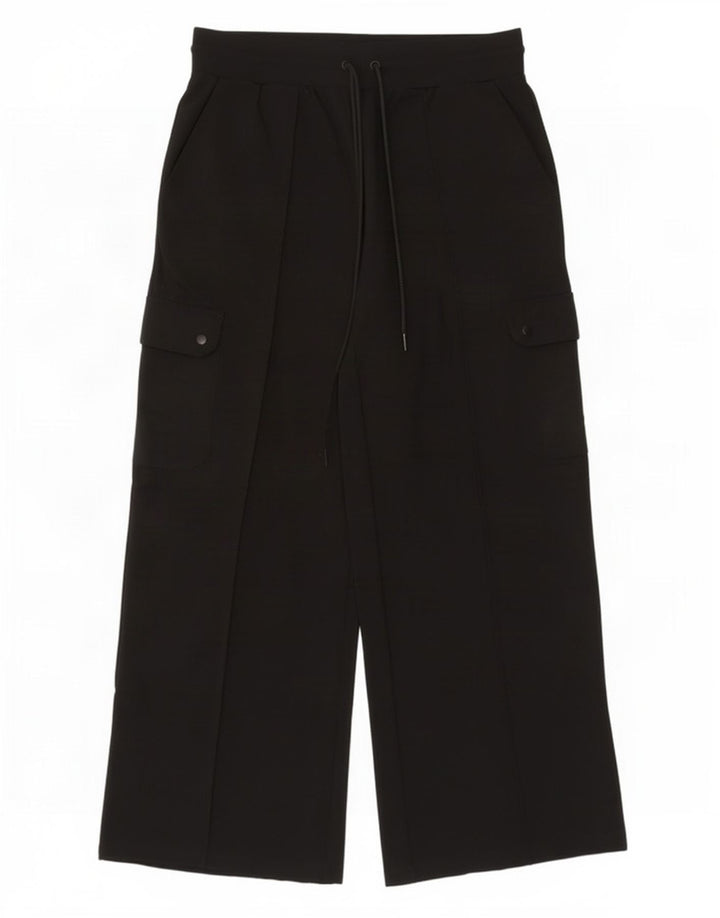 Pantaloni de trening cargo pentru femei Marks & Spencer UK 14, mari, negru, viscoză