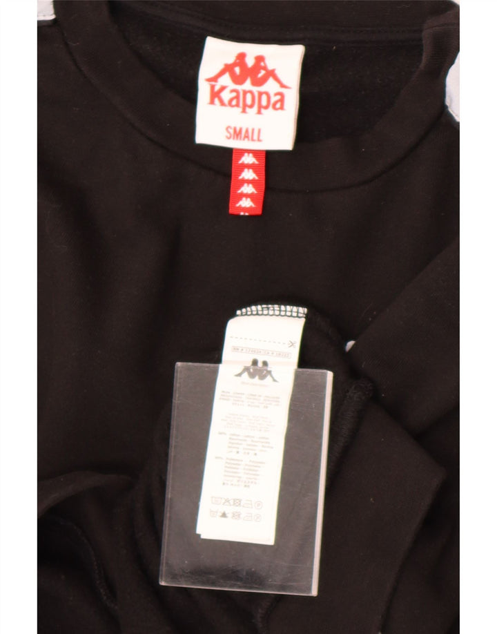 Hanorac oversize pentru femei Kappa Pulover UK 10, mic, negru, color block