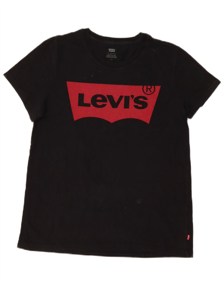 Tricou grafic Levi's pentru femei Top UK 14 Large Black