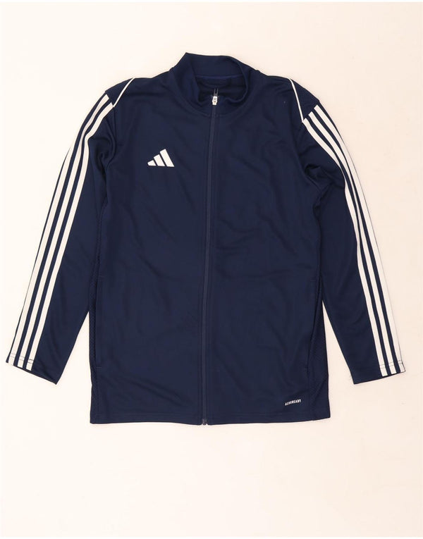Jachetă de top pentru trening Aeroready Slim Fit Adidas pentru bărbați, albastru bleumarin mediu