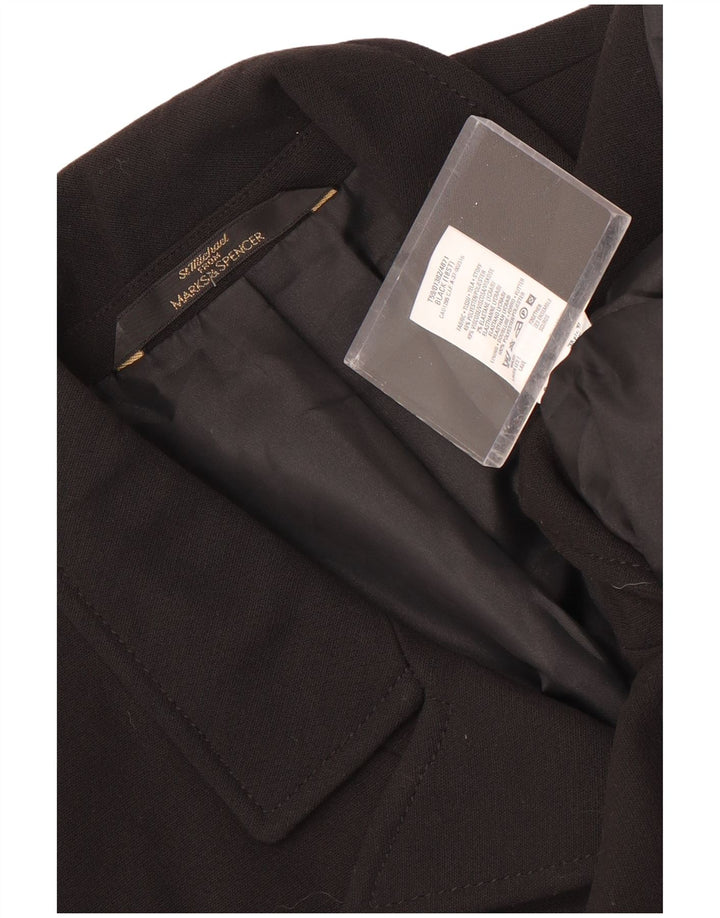 Palton St. Michael pentru femei Marks & Spencer UK 18 XL poliester negru