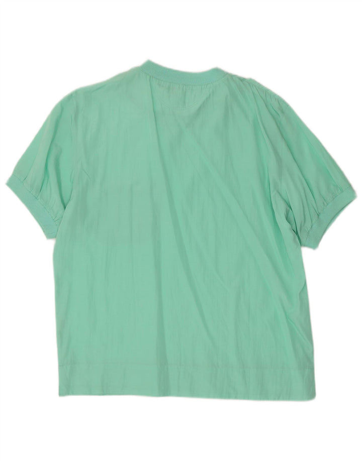 VINTAGE Tricou Bărbați Top Medium Turcoaz Silk