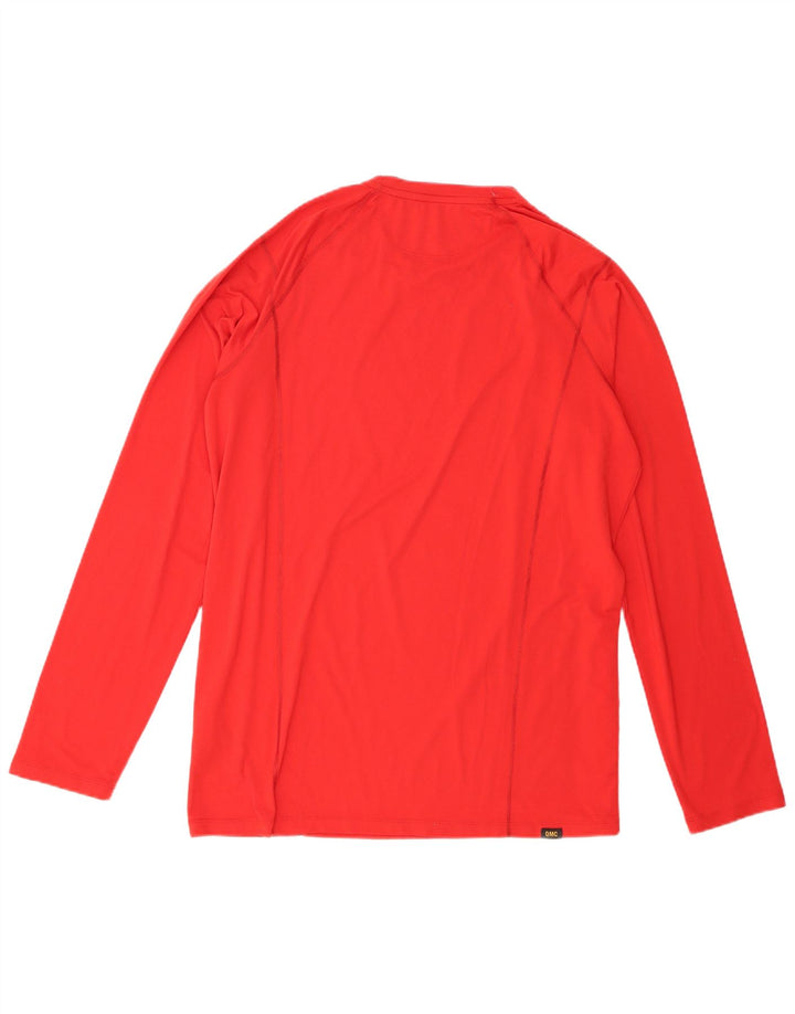 Jack Wolfskin Top pentru bărbați cu mânecă lungă UK 44/46 XL Poliester roșu