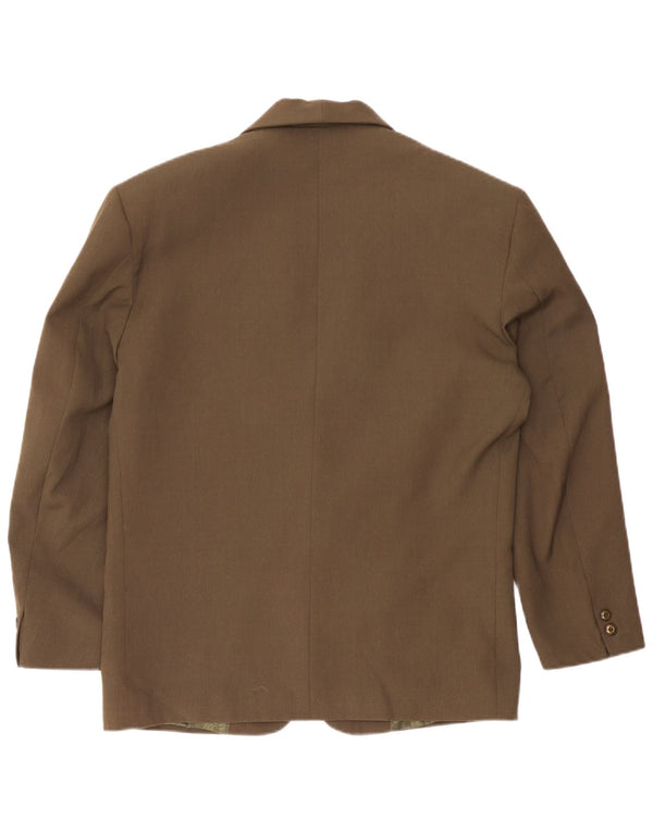 Jachetă vintage pentru bărbați cu 2 nasturi, UK 38 Medium Khaki Classic