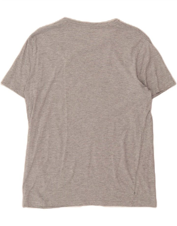 JACK & JONES Mens Core Regular Fit Graphic T-Shirt Top Large Grey Cotton Vintage Jack & Jones and Second-Hand Jack & Jones from Messina Hembry 