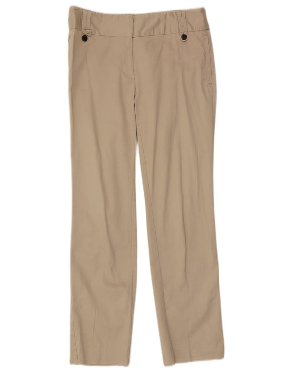 Pantaloni chino drepți pentru femei Zara EU 36 XS W26 L28 Bej
