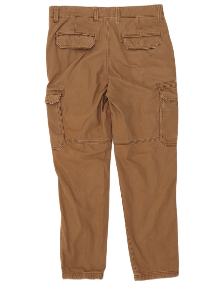 Pantaloni cargo subțiri pentru bărbați Marks & Spencer L32 L27 bumbac bej