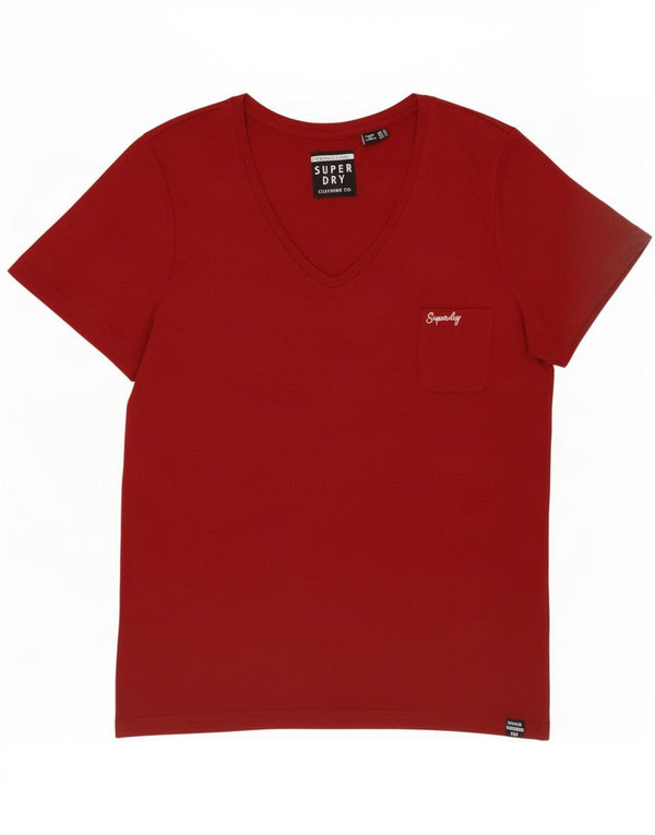 Tricou Superdry Femei Top UK 14 Large Burgundy