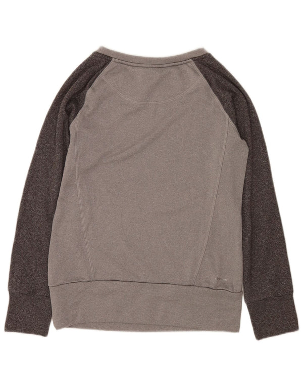 Pulover adidas Climawarm pentru femei UK 8/10, mic, gri, bloc de culoare