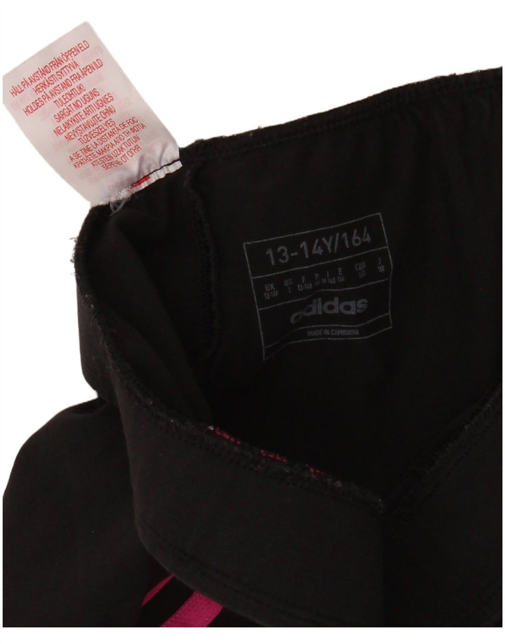Jambiere ADIDAS Fete 13-14 Ani Negru