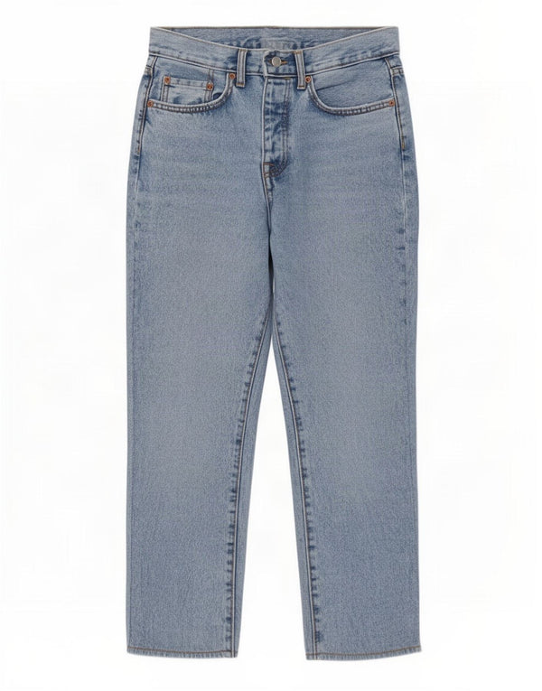 Blugi drepti pentru femei Zara EU 36 XS W29 L25 Albastru