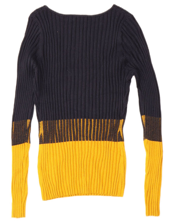 Pulover pentru femei Karen Millen, cu gâtul cu barca, UK 12 Medium Bleumarin