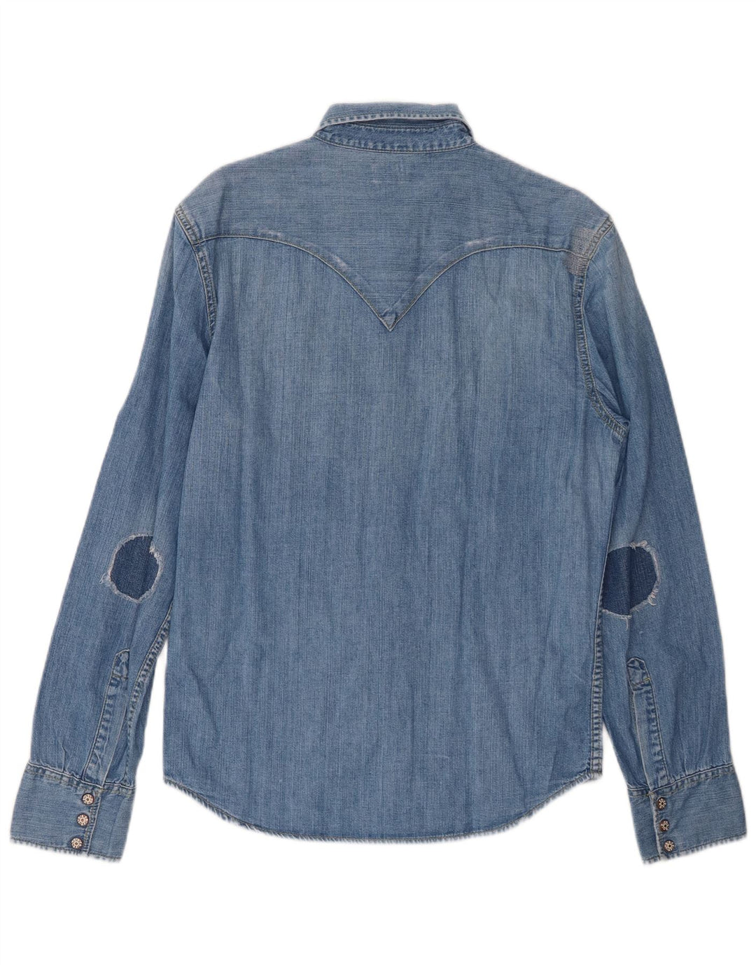 Cămașă de blugi pentru bărbați LEVI'S, bumbac albastru mediu