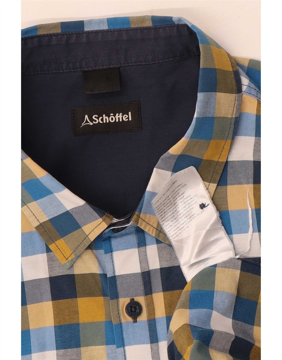 Cămașă pentru bărbați Schoffel, mare, multicoloră, din bumbac