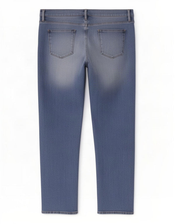 Blugi drepți pentru bărbați Marks & Spencer Blue Harbour W42 L33 bumbac