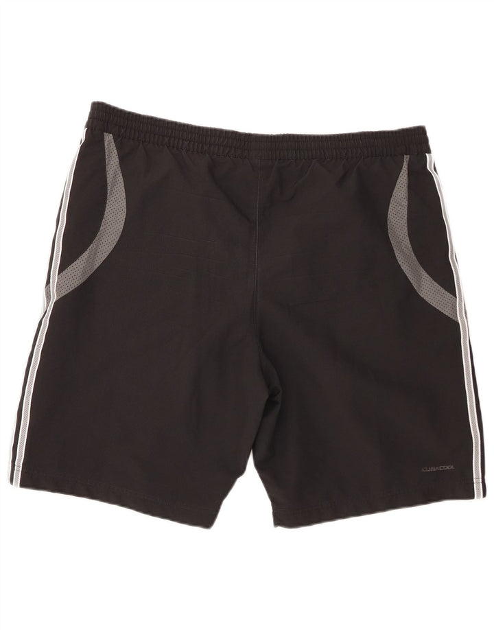 Pantaloni scurți sport pentru bărbați Adidas Climacool, mediu negru, poliester color bloc