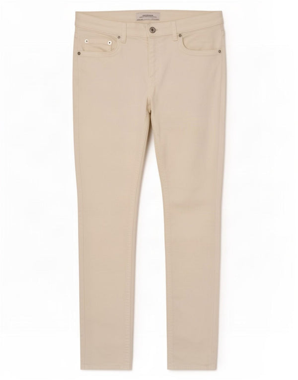 Zara Womens Crop Skinny Jeans EU 42 Large W32 L26 White