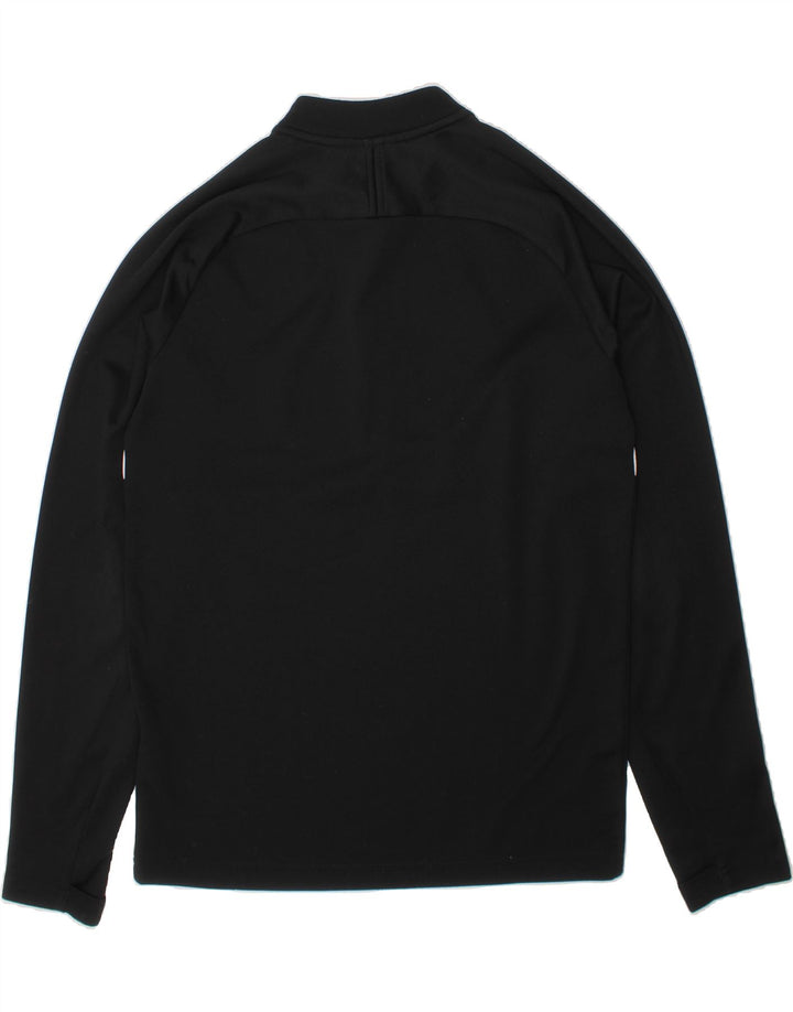 NIKE Boys Dri Fit Tracksuit Top 10-11 Years Medium Black Colourblock Vintage Nike and Second-Hand Nike from Messina Hembry 
