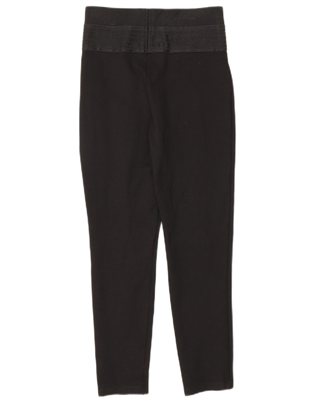 Leggings crop pentru femei Zara UK 8 Small Black Herringbone