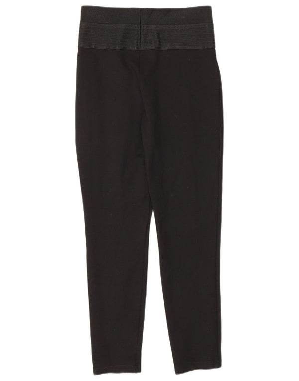 Leggings crop pentru femei Zara UK 8 Small Black Herringbone