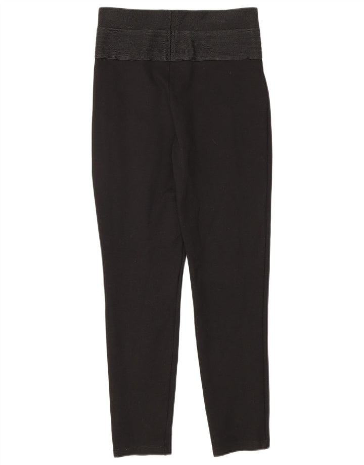 Leggings crop pentru femei Zara UK 8 Small Black Herringbone