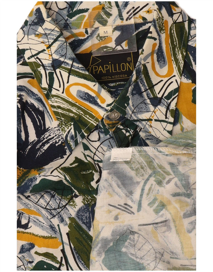 Cămașă cu mânecă scurtă pentru bărbați Papillon, cu model abstract, multicoloră